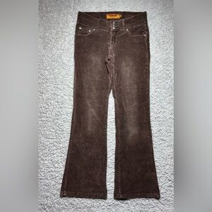 Funhouse Pants Womens 7 Corduroy Flare Bell Bottoms Hippie BOHO Festival Party